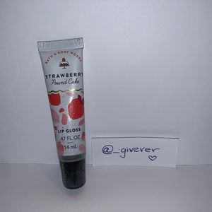 Strawberry Pound Cake Sealed Lip Gloss Bath & Body
